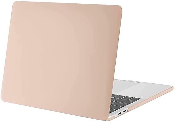 MOSISO Compatible with MacBook Pro 13 inch Case 2016-2020 Release A2338 M1 A2289 A2251 A2159 A1989 A1706 A1708 with/Without Touch Bar, Protective Plastic Hard Shell Case Cover,Camel