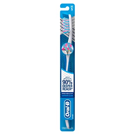 Oral-B Pro-Health Superior Clean Manual Toothbrush, Soft, 1 Count