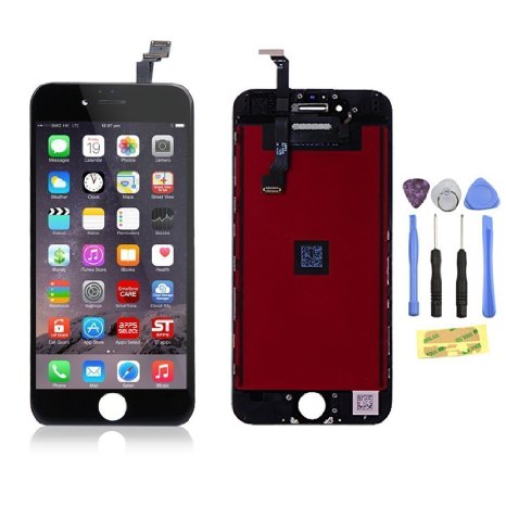ZTR OEM Black LCD Display Touch Digitizer Screen Assembly Replacement for iPhone 6 Plus 5.5" Model A1522 / A1524