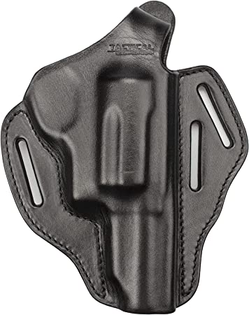 Tactical Scorpion Gear 3 Slot Thumb Break OWB Leather Holster: Fits Taurus Judge 3" Barrel