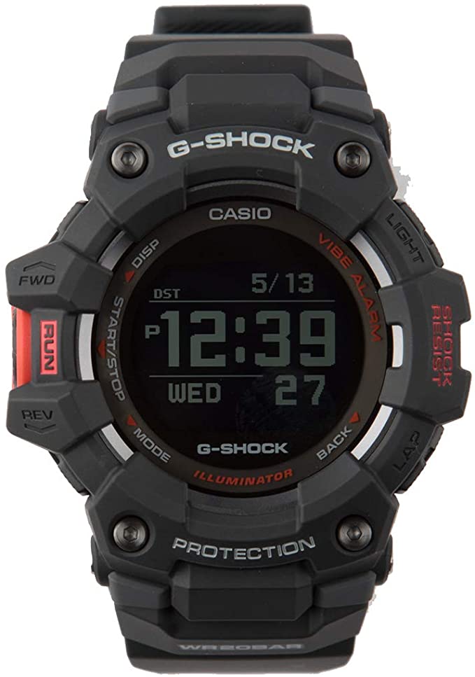 Casio G-Shock GBD100-1 G-Squad Power Trainer Series Mens Digital Black/Red Watch