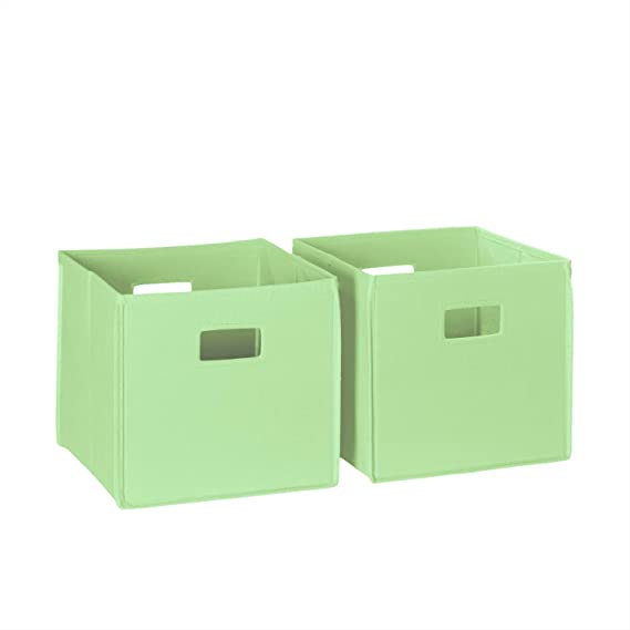 RiverRidge Home 02-183 Folding Storage Bins, Mint