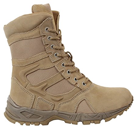 Rothco 8'' Forced Entry Desert Tan Side Zip Boot