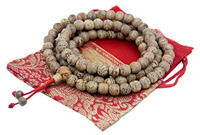 Tibetan Buddhist MEDITATION 108 Beads Genuine BODHISEED MALA For Compassion