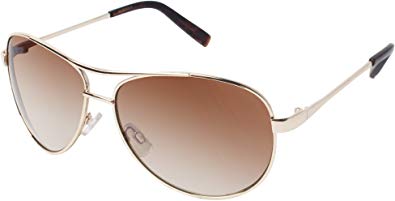 Jessica Simpson Women's J106 Metal Aviator Sunglasses with 100% UV Protection