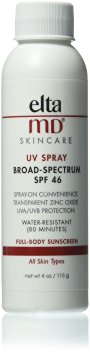 EltaMD SPF 46 UV Sunscreen Spray, 4 Fluid Ounce