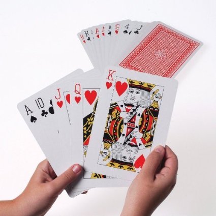 Giant 5 x 7 Inch Playing Cards