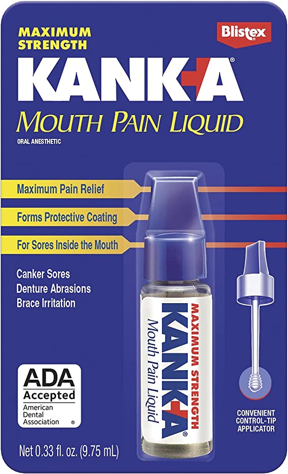 Kank-A Mouth Pain Liquid Professional Strength 0.33 Ounce