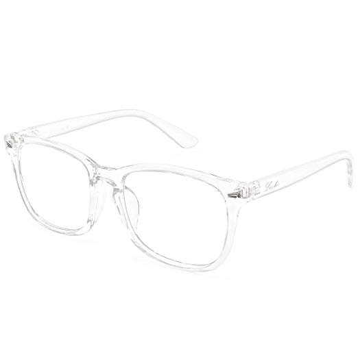Livhò Blue Light Blocking Glasses, Computer Reading/Gaming/TV/Phones Glasses for Women Men,Anti Eyestrain & UV Glare LI8082