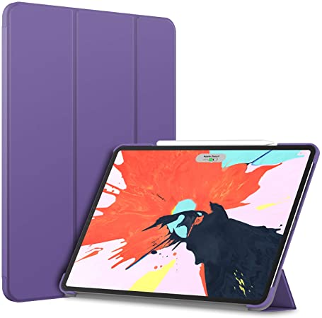 JETech Case for Apple iPad Pro 12.9-Inch 2018 Model (NOT for 2020 Model), Compatible with Apple Pencil, Cover Auto Wake/Sleep, Purple