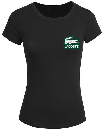 New Lacoste Essentials For 2016 Womens Printed Short Sleeve tops t shirts
