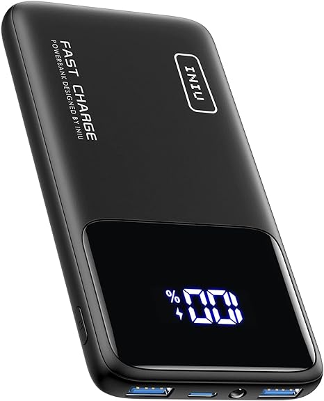 INIU Portable Charger, Slimmest Fast Charging 10000mAh USB C in/Out Power Bank, 22.5W PD3.0 QC4  Battery Pack, Portable Phone Charger for iPhone 15 14 13 12 11 Pro Samsung S22 S21 Google AirPods iPad