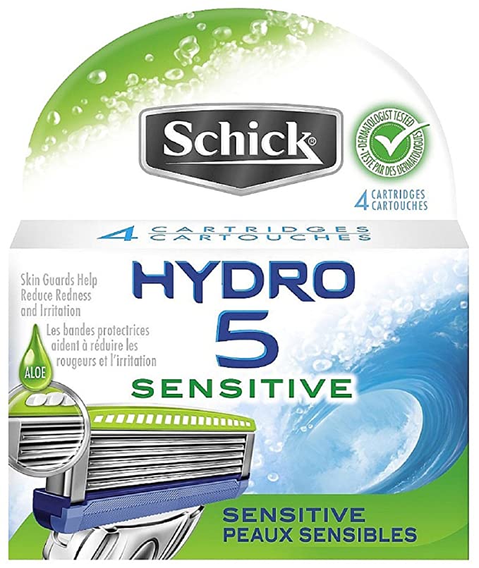 Schick Hydro 5 Sensitive Refill Razor Blade 4 ea (Pack of 6)