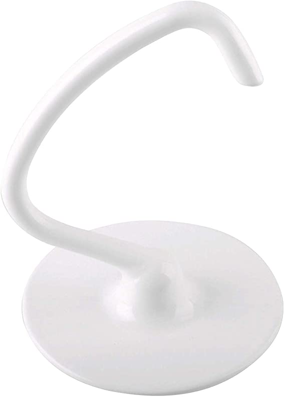 K45DH Dough Hook Compatible with KitchenAid K45 K45SS KSM90 4.5 QT Tilt-Head Stand Mixers, Bread Hook Attachment by Poweka