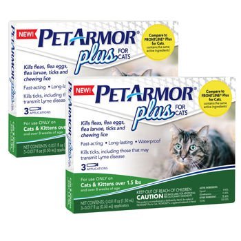 PetArmor Plus For Cats 3 Month Application 2-count