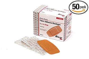 ProAdvantage P150125 Flexible Large Adhesive Bandages 2" x 4" (Pack of 50)