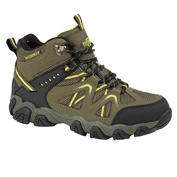 Northwest Territory Ladies Leather Lightweight Waterproof Walking Hiking Trekking Comfort Memory Foam Shoes Size 3 4 5 6 7 8