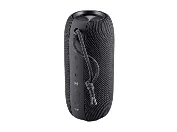 Monoprice Harmony Capsule IPX7 TWS Bluetooth Speaker- Black | Water Proof, 20 Watts, Up to 10 Hours of Playback, Portable, On The go, Outdoor