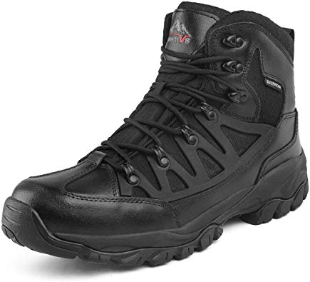 NORTIV 8 Men's Waterproof Hiking Boots Lightweight Mid Trekking Shoes