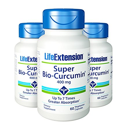 Life Extension - Super Bio-Curcumin - 400 Mg - 60 Vcaps (Pack of 3)