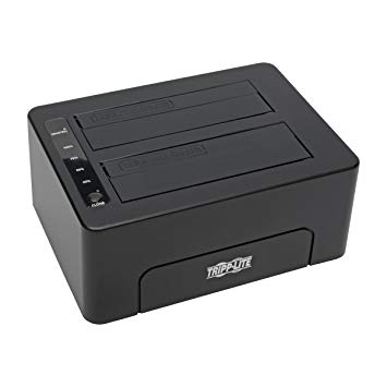 Tripp Lite USB 3.0 SuperSpeed to Dual SATA External Hard Drive Docking Station with Cloning for 2.5in or 3.5in HDD(U339-002)