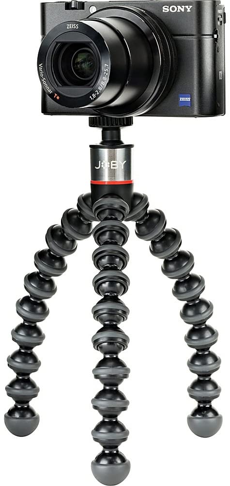 JOBY GorillaPod 500: A Compact, Flexible Tripod for Sub-Compact Cameras, Point & Shoot, 360 Cameras and Other Devices up to 500 Grams