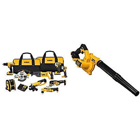 DEWALT DCK940D2 20V MAX Lithium Ion 9-Tool Combo Kit with DCE100B  20V MAX Compact Jobsite Blower (Tool Only)