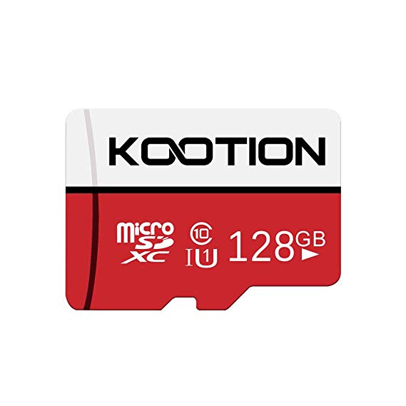 KOOTION 128 GB Micro SD Card Ultra Micro SDXC Memory UHS-I Card Class 10 High Speed TF Card R Flash, C10, U1, 128 GB