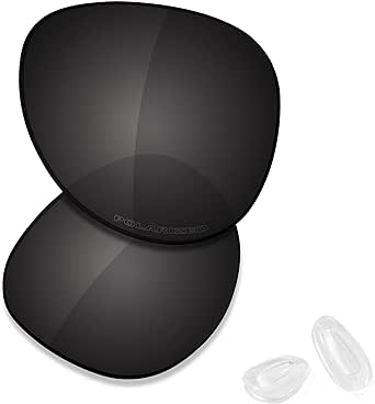 SAUCER Premium Replacement Lenses & Nosepads for Oakley Elmont L OO4119-60mm Sunglasses