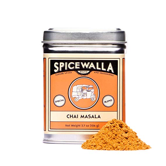 Spicewalla Masala Chai Spice | Tea, Latte, Coffee, | Powdered Spice Unsweetened 1.6 oz
