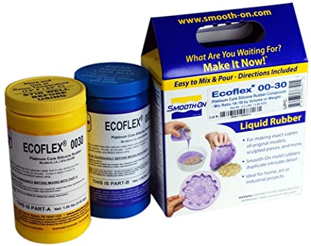 Smooth-On ECOFLEX 30 - Supersoft Platinum Silicone Kit - 2 pounds of silicone by Smooth-On, Inc.