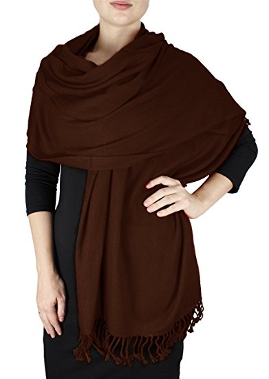 Elegant Soft Luxurious Pashmina Cashmere Wrap shawl stole From Peach Couture