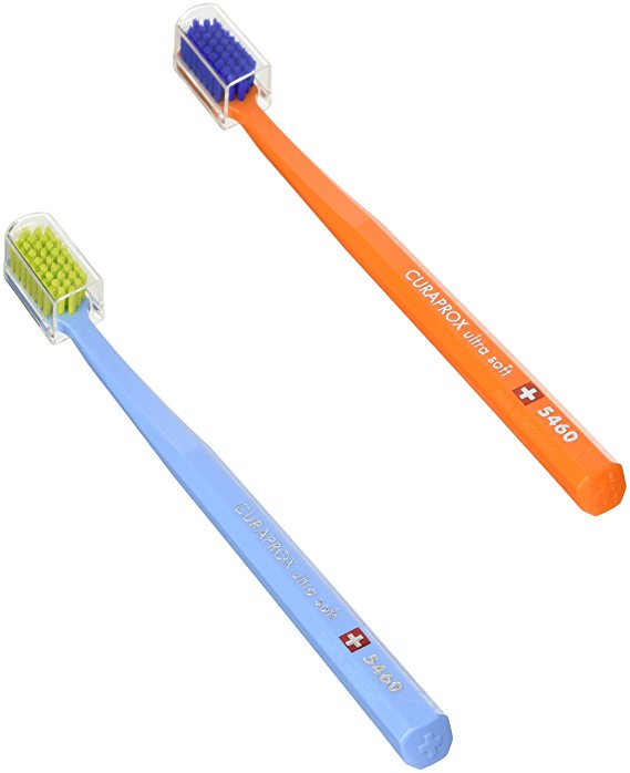 Curaprox CS 5460 Toothbrush Ultra-Soft Pack of 2 (Assorted Colors)