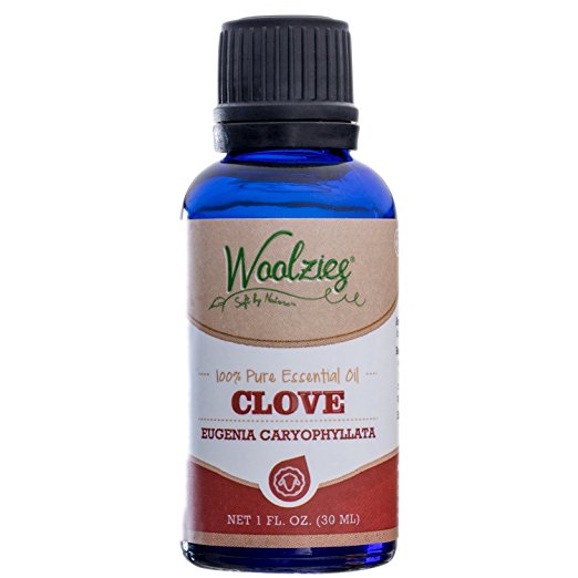 Woolzies best quality 100% pure clove essential oil, therapeutic grade, 1fl oz