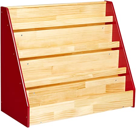 AmazonBasics Single-Sided Wooden Book Display