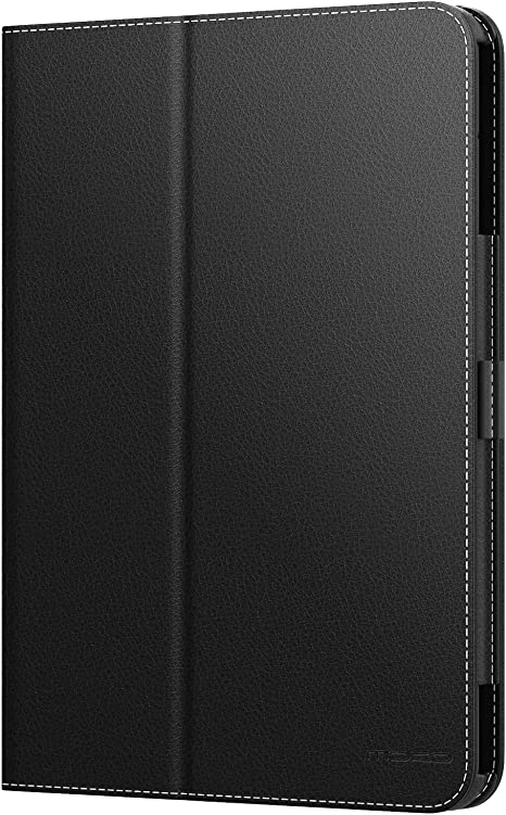 MoKo Case Fits All-New Amazon Kindle Fire HD 8 & 8 Plus Tablet (12th Generation/10th Generation, 2022/2020 Release) 8",Slim Folding Stand Cover with Auto Wake/Sleep, Black