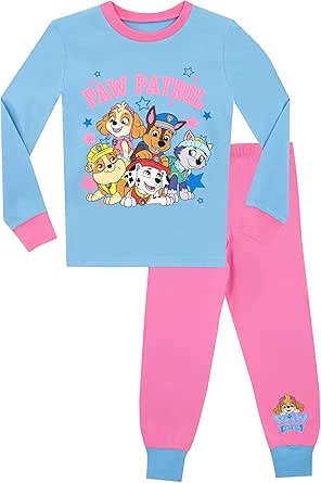 Paw Patrol Girls' Chase Marshall Skye Everest Pajamas