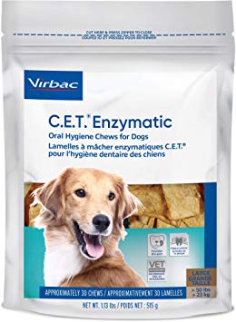 Virbac C.E.T. Enzymatic Oral Hygiene Chews for Dogs