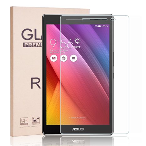 ASUS ZenPad 8.0 [Tempered Glass] Screen Protector, RBEIK Premium Tempered Glass [9H Hardness] [Anti-Scratch] Screen Protector for ASUS ZenPad 8.0 Z380M, Z380C, Z380CX, Z380KL 8 Inch Tablet