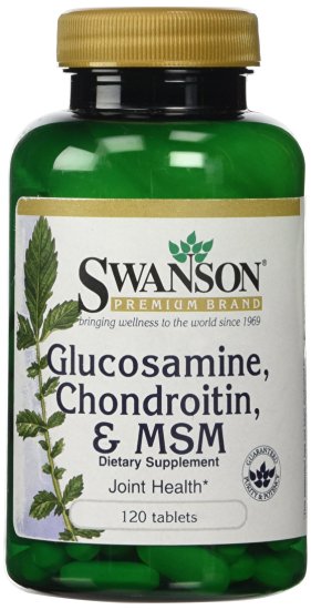 Swanson Glucosamine, Chondroitin & Msm 250/200/150 mg 120 Tabs