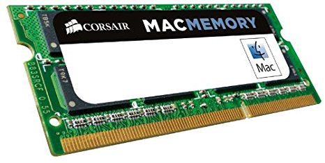 Corsair CMSA8GX3M1A1600C11 Apple Certified 8 GB DDR3 1600MHz (PC3 12800) Laptop Memory 1.35V