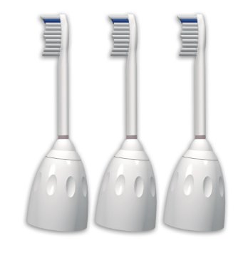 Philips Sonicare HX7003/82 e-Series Replacement Brush Heads, 3-Pack