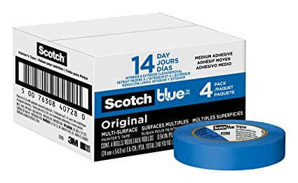 ScotchBlue 2090-24VR4-A ScoychBlue Original Painter's Tape, Blue, 0.94" Width