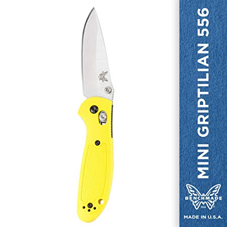 Benchmade - Mini Griptilian 556 EDC Manual Open Folding Knife Made in USA with CPM-S30V Steel