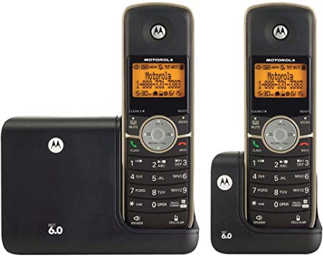 Motorola DECT 6.0 Cordless Phone with 2 Handsets, Digital Answering System and Bluetooth L512BT