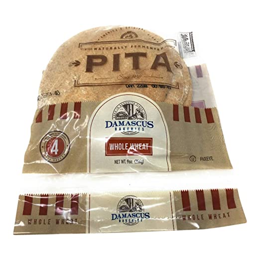 Damascus Bakeries, Bread Pita Ww All Natural, 9 Ounce