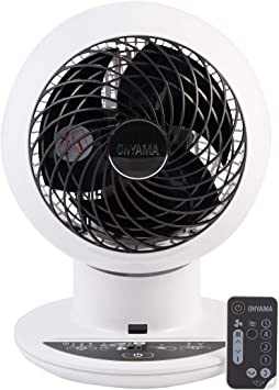 Iris Ohyama Fan, PCF-SC15T, 6.2 Inch, Swings Up/Down & Left/Right, Timer, Remote, 5 Speeds