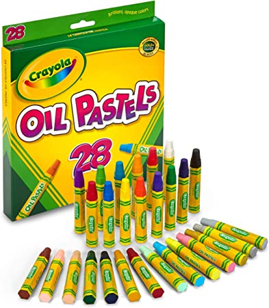 Crayola Oil Pastels, School Supplies, Kids Indoor Activities At Home, 28 Assorted Colors