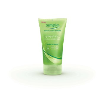 Simple Refreshing Facial Wash Gel 5 Ounce
