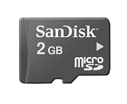 SanDisk Micro Secure Digital 2 GB Memory Card (SDSDQ-2048-A10M) Retail Package